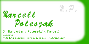 marcell poleszak business card